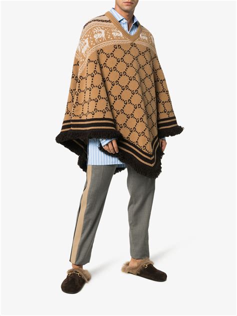 gucci poncho jacket.